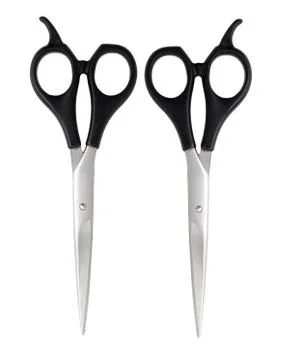 Scissors on a white background Foto stock