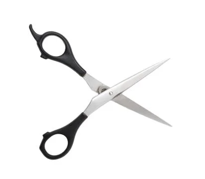 Scissors on a white background Foto stock