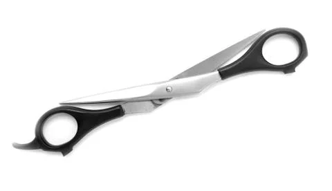 Scissors on a white background Stock Photos