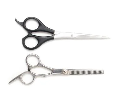 Scissors on a white background Stock Photos
