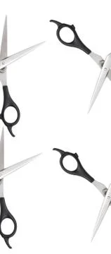 Scissors on a white background Foto stock