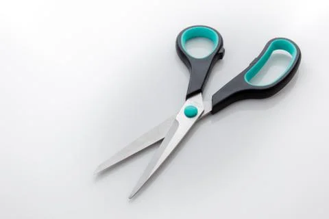 Scissors on a white background Stock Photos