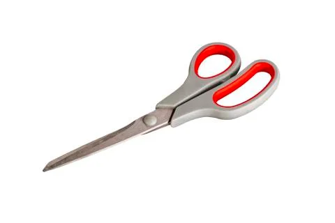 Scissors on a white background Stock Photos