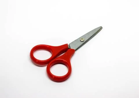 Scissors on a white background Stock Photos