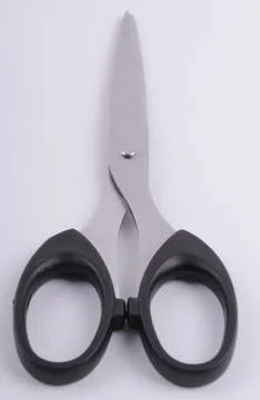 Scissors on a white background Stock Photos