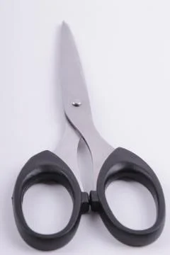 Scissors on a white background Stock Photos