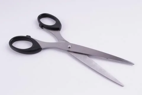 Scissors on a white background Stock Photos