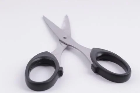 Scissors on a white background Stock Photos