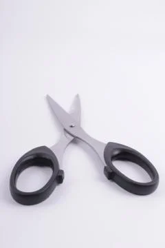 Scissors on a white background Stock Photos