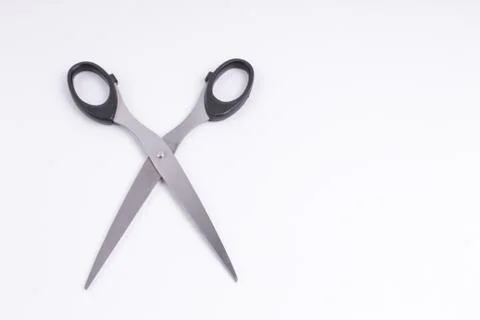 Scissors on a white background Stock Photos