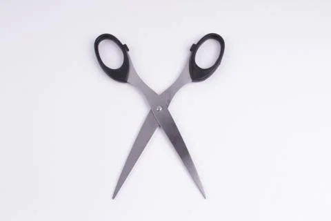 Scissors on a white background Stock Photos