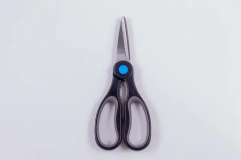 Scissors on a white background Stock Photos