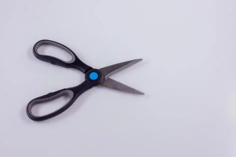 Scissors on a white background Stock Photos