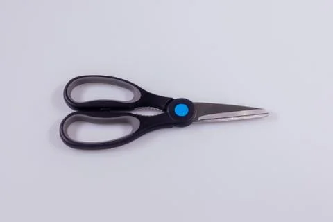 Scissors on a white background Stock Photos