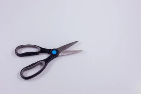Scissors on a white background Stock Photos