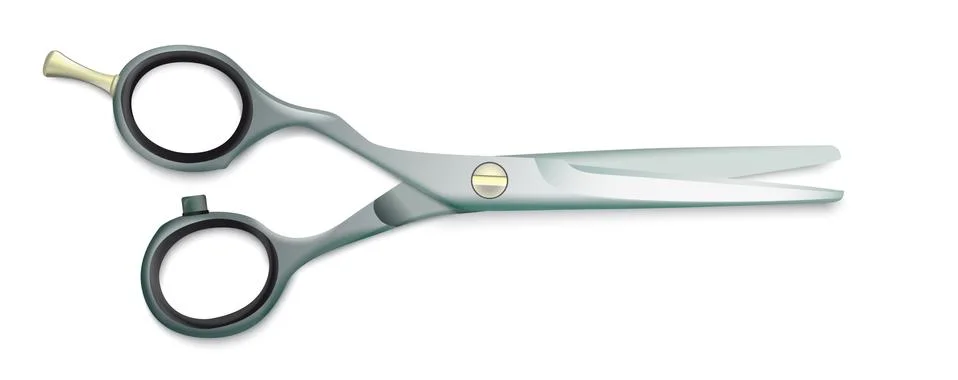 Scissors White Header 스톡 일러스트