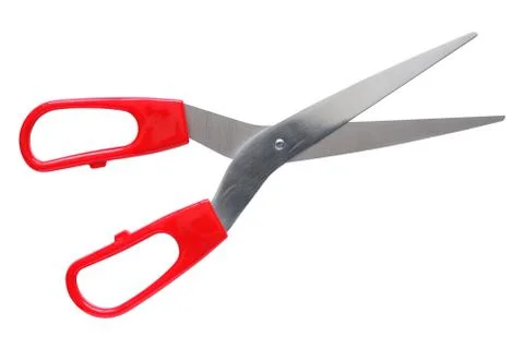 Scissors On White Stock Photos