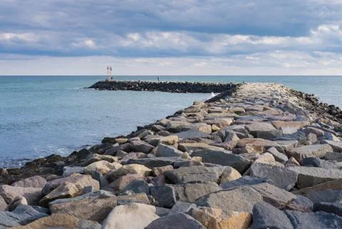 Scituate Jetty 写真素材