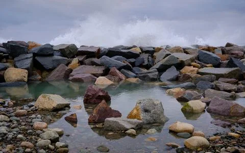 Scituate Rocks Stock Photos