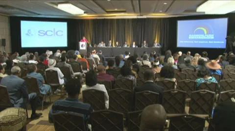 SCLC Conference Stock Footage 27843039