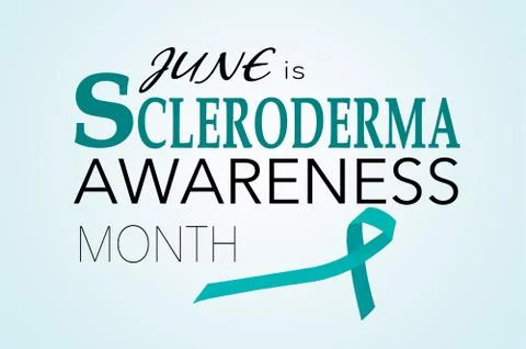 Scleroderma awareness month Stock Illustration
