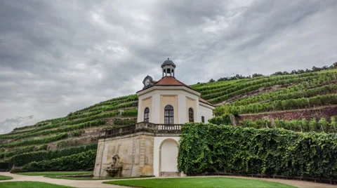 Scloss Wackerbarth Hyperlapse 스톡 동영상 27796536