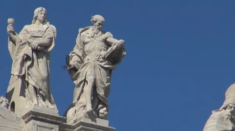 Sclupture Rome 스톡 동영상 12358424