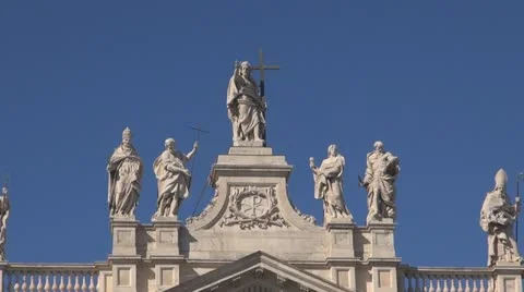 Sclupture Rome Stock-Footage 12358440