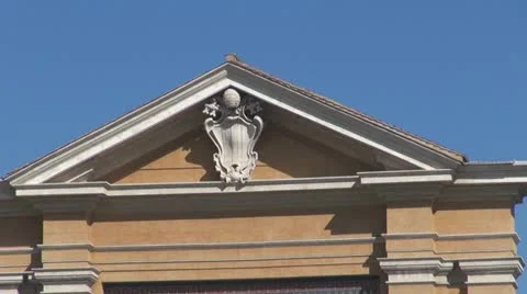 Sclupture Rome,church St.Giovani Vídeos de archivo 12358161