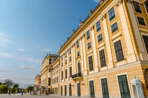 Sconbrunn palace in Vienna, Austria Stock Photos