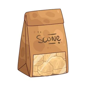 Scone Bag illustration Stock Illustration