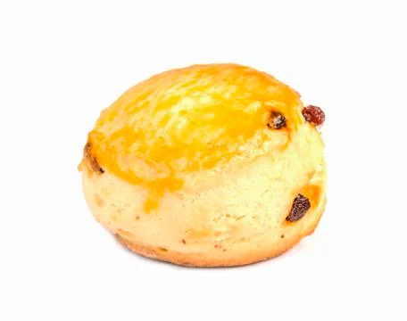 Scone isolated on white background Stock Photos