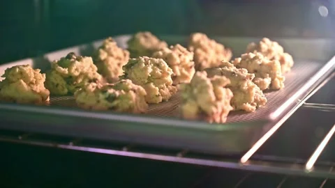 Scones Baking in Oven Time Lapse Stock Footage 130329103