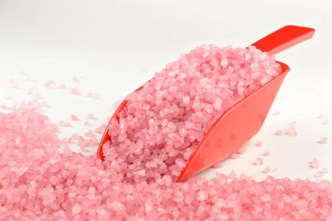 Scoop of Bath Salts Stock Photos