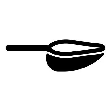 Scoop for bulk products tableware utensil icon black color vector illustrat.. Stock Illustration