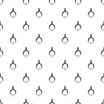 Scoop cleaning pattern vector seamless 库存插图