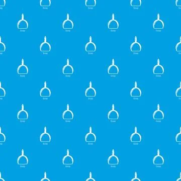 Scoop cleaning pattern vector seamless blue 库存插图