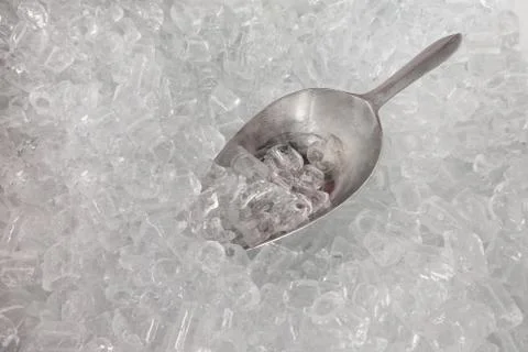Scoop of Ice Foto stock