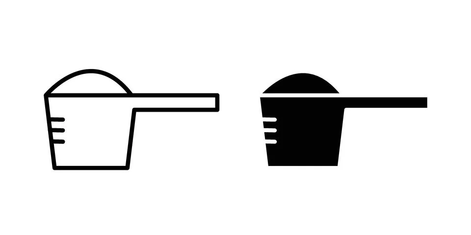 Scoop icon bundle for website design projects Stock Illustration