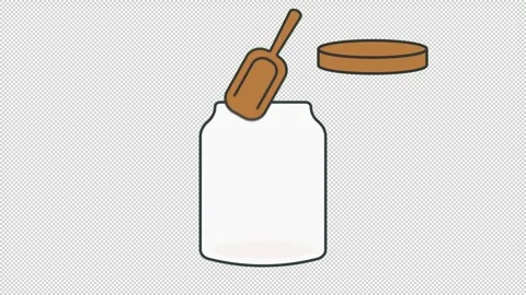 Scoop jar Stock Footage 318633491