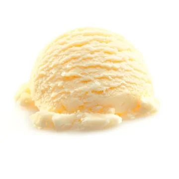 Scoop of vanilla icecream Stock Photos