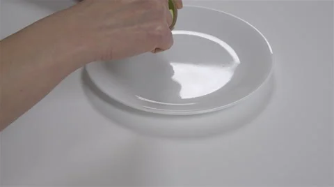 Scooping Kiwi. 4K UHD Stock Footage 48366813