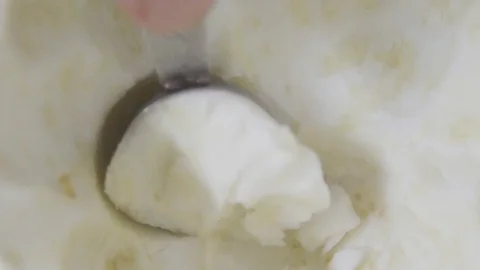 Scooping out celery Stock-Footage 104900854