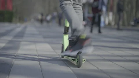 Scooter boy Video stock 141513720