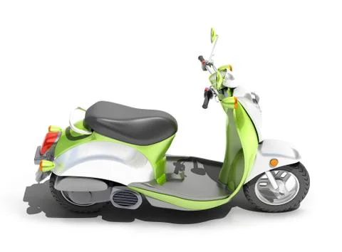 Scooter close up Stock Illustration