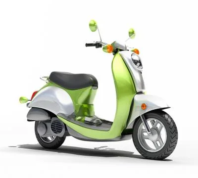 Scooter close up Stock Illustration