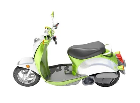 Scooter close up Stock Illustration