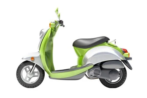 Scooter close up Stock Illustration