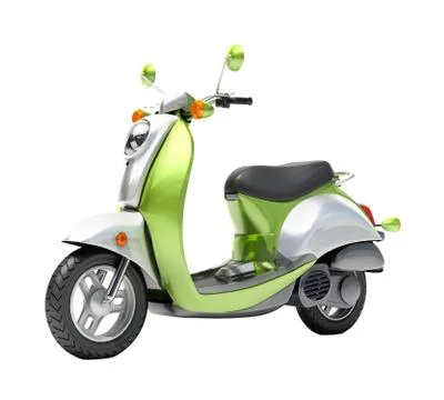 Scooter close up Illustrazione stock