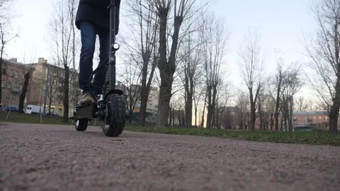 Scooter goes Video stock 106464866